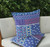 Set of Two 18" Navy Blue Botanical Indoor Outdoor Throw Pillow Cover and Insert - 606114912088