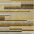 3' X 5' Khaki Taupe And Gold Striped Washable Indoor Outdoor Area Rug