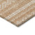 5' X 8' Terra Cotta And Beige Southwestern Washable Indoor Outdoor Area Rug