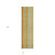 8' Runner Tan Orange and Green Striped Washable Non Skid Indoor Outdoor Runner Rug
