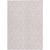 5' X 8' Pink And Ivory Geometric Washable Indoor Outdoor Area Rug Transitional Style - Pink, Ivory Color