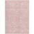 5' X 8' Pink And Ivory Geometric Washable Indoor Outdoor Area Rug - Pink, Ivory