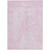 5' X 8' Pink And Ivory Geometric Washable Indoor Outdoor Area Rug - Pink, Ivory