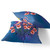 Set of Two 16" X 16" Blue Bird Blown Seam Indoor Outdoor Throw Pillow Polyester Home Accent