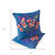 Set of Two 16" X 16" Blue Bird Blown Seam Indoor Outdoor Throw Pillow Polyester Home Accent
