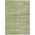 3' X 5' Green Beige And Ivory Striped Washable Indoor Outdoor Area Rug