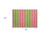2' X 3' Green and Red Striped Washable Non Skid Indoor Outdoor Area Rug