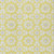 3' X 5' Yellow Ivory And Gray Floral Medallion Washable Indoor Outdoor Area Rug