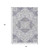 3' X 5' Lavender And Ivory Medallion Washable Indoor Outdoor Area Rug