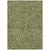 3' X 5' Olive Green And Light Green Abstract Washable Indoor Outdoor Area Rug