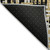 5' X 8' Black Gold And Ivory Abstract Washable Indoor Outdoor Area Rug