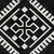 5' X 8' Black And Ivory Southwestern Washable Indoor Outdoor Area Rug