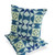 Set of Two 16" X 16" Blue and Green Blown Seam Eclectic Indoor Outdoor Throw Pillow Polyester Classic Design