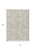 3' X 5' Beige And Ivory Geometric Washable Indoor Outdoor Area Rug Modern Style - Beige, Ivory Color
