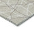 3' X 5' Beige And Ivory Geometric Washable Indoor Outdoor Area Rug Modern Style - Beige, Ivory Color