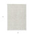 5' X 8' Ivory And Beige Floral Washable Indoor Outdoor Area Rug