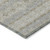 5' X 8' Silver Gray And Gold Floral Medallion Washable Indoor Outdoor Area Rug