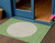 3' X 5' Green And Gray Striped Washable Indoor Outdoor Area Rug Transitional Style - Green, Gray Color
