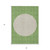 3' X 5' Green And Gray Striped Washable Indoor Outdoor Area Rug Transitional Style - Green, Gray Color