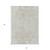 3' X 5' Beige Tan And Ivory Floral Washable Indoor Outdoor Area Rug