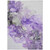 5' X 8' Purple Abstract Washable Non Skid Indoor Outdoor Area Rug - 608219165628