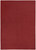 5' X 7' Brick Red Stain Resistant Indoor Outdoor Area Rug