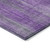 5' X 8' Purple Striped Washable Non Skid Indoor Outdoor Area Rug Transitional Style - Purple Color