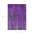 5' X 8' Purple Striped Washable Non Skid Indoor Outdoor Area Rug Transitional Style - Purple Color