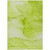 3' X 5' Green Abstract Washable Non Skid Indoor Outdoor Area Rug Transitional Style - Green Color