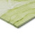 3' X 5' Green Abstract Washable Non Skid Indoor Outdoor Area Rug Transitional Style - Green Color