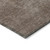 3' X 5' Brown Washable Indoor Outdoor Area Rug