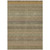 5' X 8' Khaki Striped Washable Non Skid Indoor Outdoor Area Rug