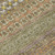 5' X 8' Khaki Striped Washable Non Skid Indoor Outdoor Area Rug