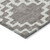 3' X 5' Taupe And Ivory Geometric Washable Indoor Outdoor Area Rug Transitional Style - Taupe, Ivory Color