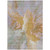 5' X 8' Rust And Lavender Abstract Washable Indoor Outdoor Area Rug
