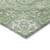 3' X 5' Artichoke Green And Ivory Medallion Washable Indoor Outdoor Area Rug - Artichoke Green, Ivory