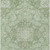 3' X 5' Artichoke Green And Ivory Medallion Washable Indoor Outdoor Area Rug - Artichoke Green, Ivory