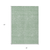 3' X 5' Sage And Gray Geometric Washable Indoor Outdoor Area Rug