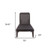 75" Brown Heavy Duty Plastic Outdoor Stacking Chaise Lounge