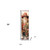 36" Red Green And White Solid Wood Christmas Cowboy Santa Porch Sign