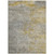 3' X 5' Gray Abstract Washable Indoor Outdoor Area Rug Transitional Style - Gray Color