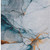 3' X 5' Sky Blue And Copper Abstract Washable Indoor Outdoor Area Rug