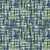 3' X 5' Navy Blue Green And Ivory Abstract Washable Indoor Outdoor Area Rug