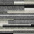 3' X 5' Black Charcoal And Gray Striped Washable Indoor Outdoor Area Rug