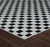 3' X 5' Black and White Geometric Distressed Indoor Outdoor Area Rug