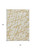 5' X 8' Gold And Ivory Abstract Washable Indoor Outdoor Area Rug - 880016685329