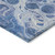 5' X 8' Navy Blue And Ivory Abstract Washable Indoor Outdoor Area Rug - Navy Blue, Ivory