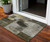 3' X 5' Taupe Gray And Charcoal Geometric Washable Indoor Outdoor Area Rug