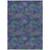 3' X 5' Purple Lavender And Green Polka Dot Washable Indoor Outdoor Area Rug