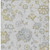 3' X 5' Silver Gray And Gold Floral Washable Indoor Outdoor Area Rug - Silver, Gray, Gold